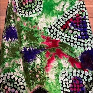 African Print Headwrap: Aquatic Jungle Print